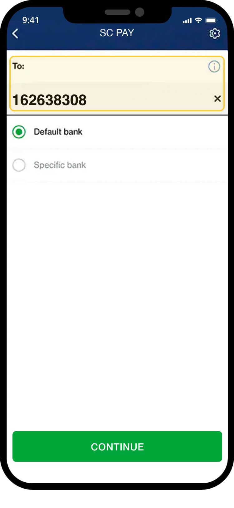 Standard Chartered screen with divit's FPS ID 162638308 entered, resolving to DIVIT LIMITED
