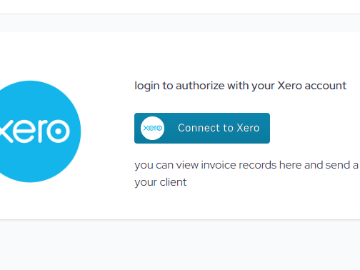divit 管理后台中的连接 Xero 按钮